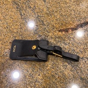 Tumi Leather identification tag